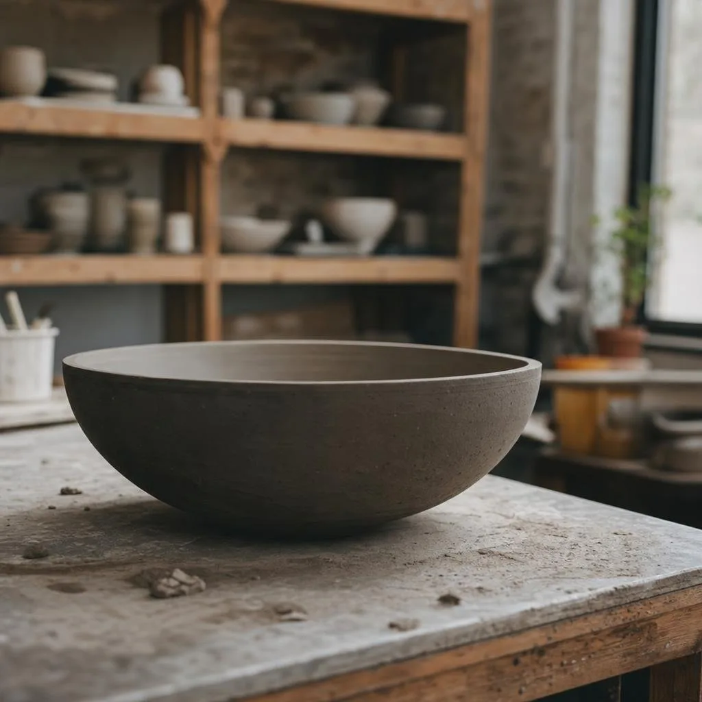 Shino Serving Bowl